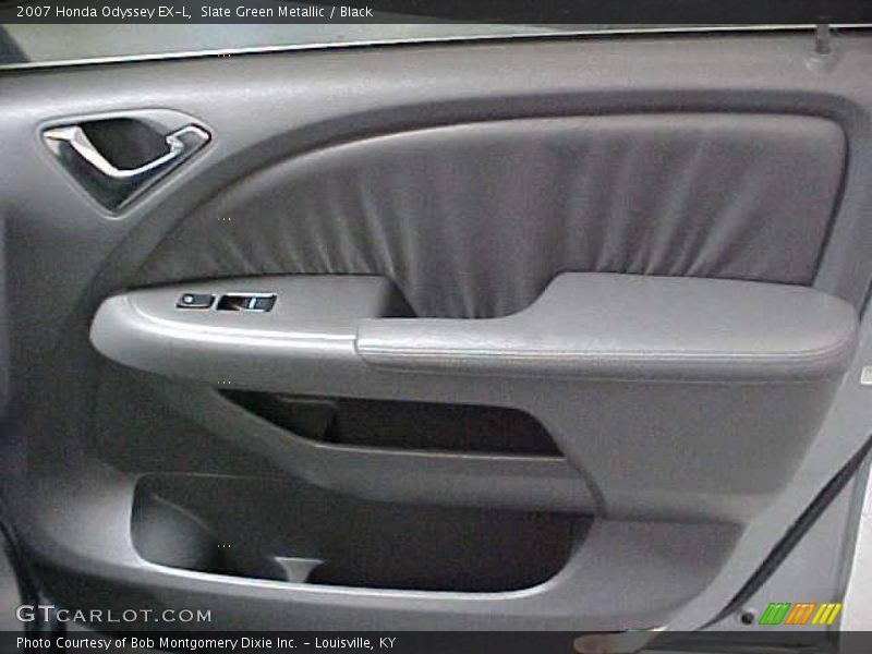 Slate Green Metallic / Black 2007 Honda Odyssey EX-L