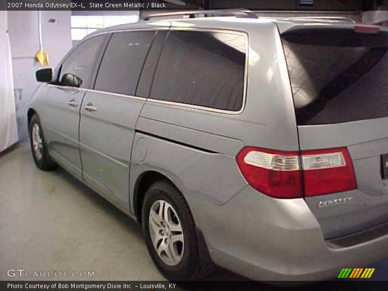 Slate Green Metallic / Black 2007 Honda Odyssey EX-L