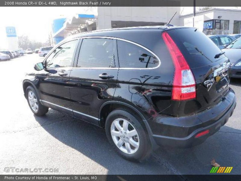 Nighthawk Black Pearl / Ivory 2008 Honda CR-V EX-L 4WD