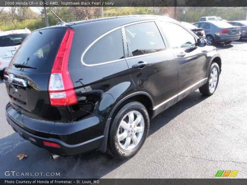 Nighthawk Black Pearl / Ivory 2008 Honda CR-V EX-L 4WD