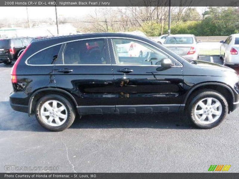 Nighthawk Black Pearl / Ivory 2008 Honda CR-V EX-L 4WD