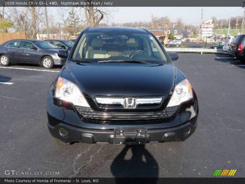 Nighthawk Black Pearl / Ivory 2008 Honda CR-V EX-L 4WD