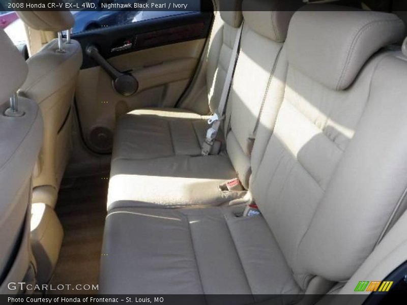 Nighthawk Black Pearl / Ivory 2008 Honda CR-V EX-L 4WD
