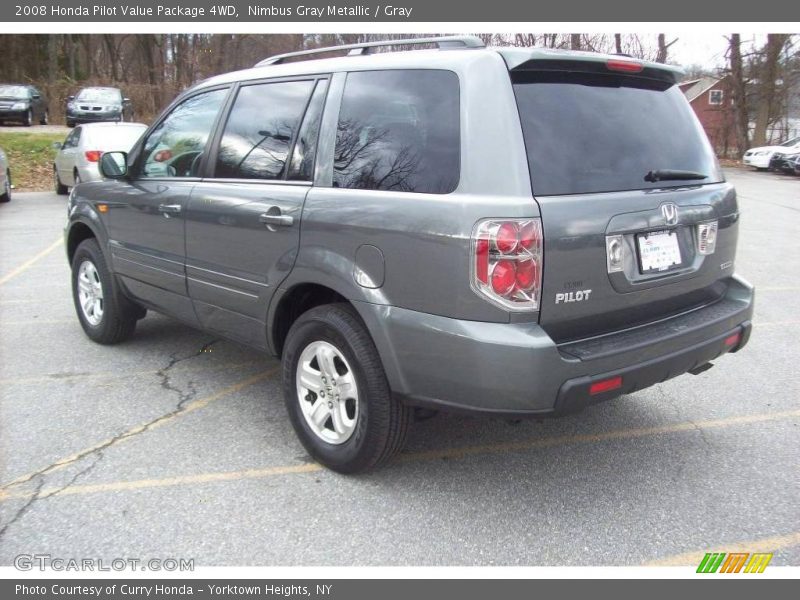 Nimbus Gray Metallic / Gray 2008 Honda Pilot Value Package 4WD