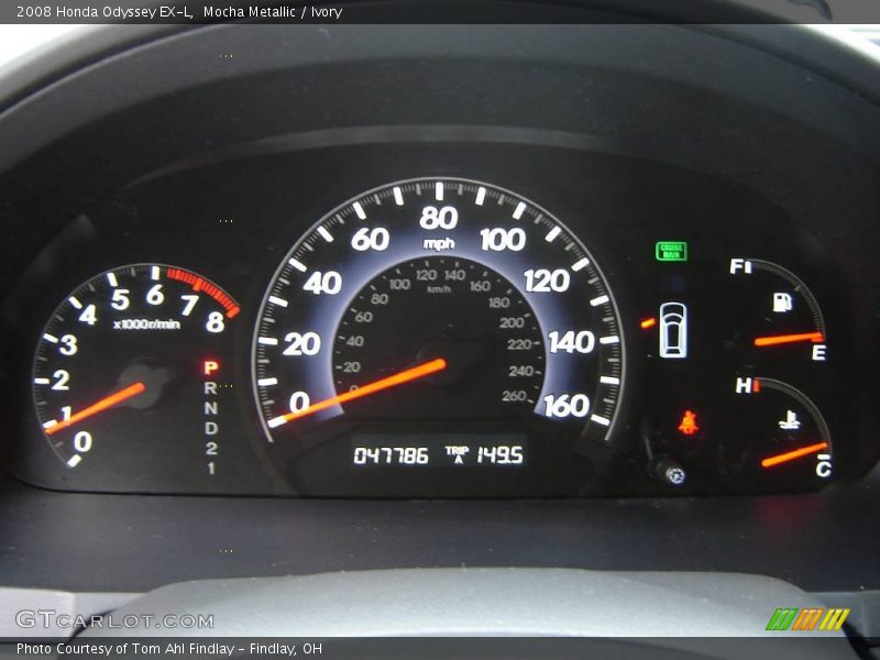 Mocha Metallic / Ivory 2008 Honda Odyssey EX-L