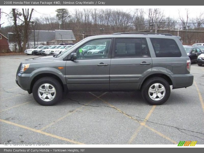 Nimbus Gray Metallic / Gray 2008 Honda Pilot Value Package 4WD
