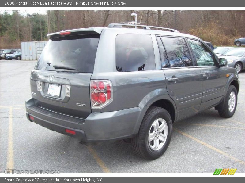 Nimbus Gray Metallic / Gray 2008 Honda Pilot Value Package 4WD