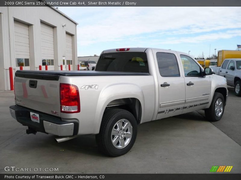 Silver Birch Metallic / Ebony 2009 GMC Sierra 1500 Hybrid Crew Cab 4x4