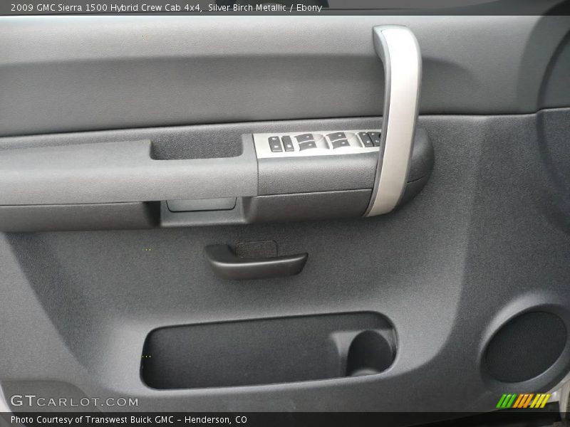 Silver Birch Metallic / Ebony 2009 GMC Sierra 1500 Hybrid Crew Cab 4x4