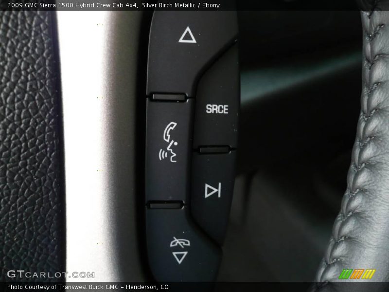 Silver Birch Metallic / Ebony 2009 GMC Sierra 1500 Hybrid Crew Cab 4x4