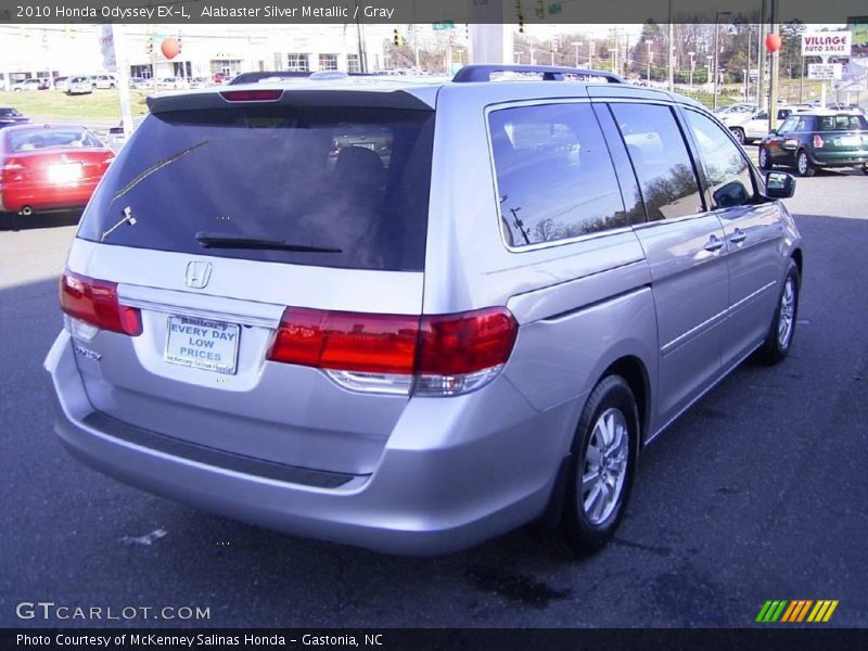 Alabaster Silver Metallic / Gray 2010 Honda Odyssey EX-L