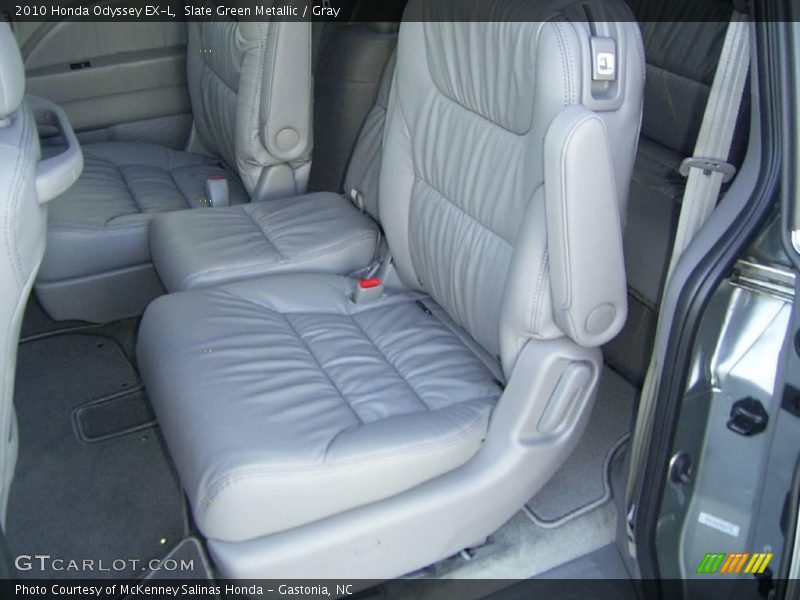 Slate Green Metallic / Gray 2010 Honda Odyssey EX-L