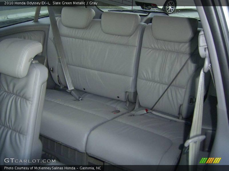 Slate Green Metallic / Gray 2010 Honda Odyssey EX-L