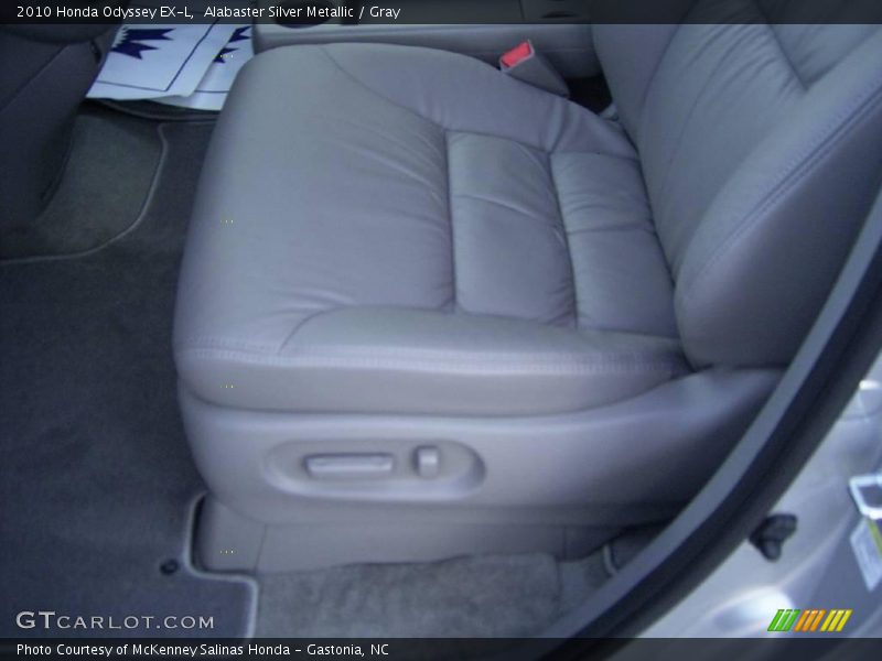 Alabaster Silver Metallic / Gray 2010 Honda Odyssey EX-L