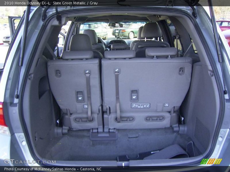 Slate Green Metallic / Gray 2010 Honda Odyssey EX-L