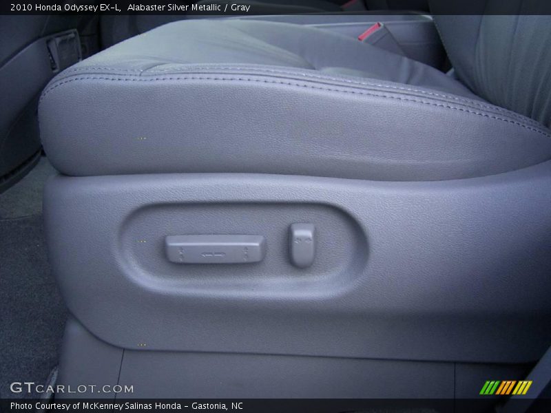 Alabaster Silver Metallic / Gray 2010 Honda Odyssey EX-L