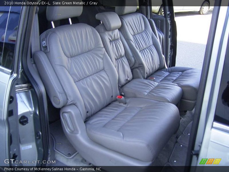 Slate Green Metallic / Gray 2010 Honda Odyssey EX-L