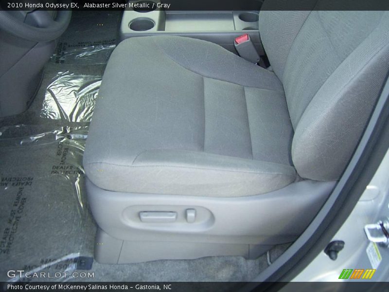 Alabaster Silver Metallic / Gray 2010 Honda Odyssey EX