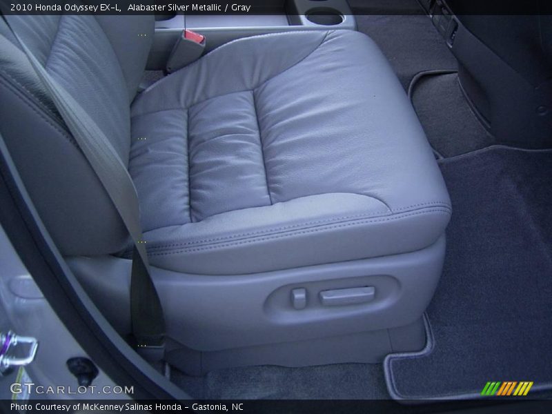 Alabaster Silver Metallic / Gray 2010 Honda Odyssey EX-L