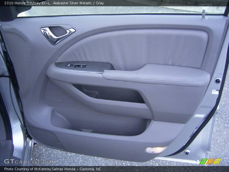 Alabaster Silver Metallic / Gray 2010 Honda Odyssey EX-L