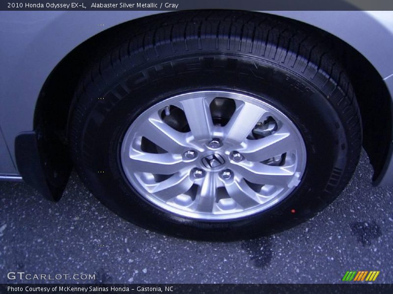Alabaster Silver Metallic / Gray 2010 Honda Odyssey EX-L