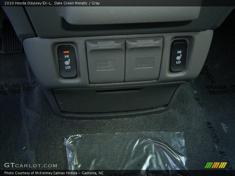 Slate Green Metallic / Gray 2010 Honda Odyssey EX-L