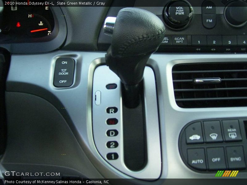 Slate Green Metallic / Gray 2010 Honda Odyssey EX-L