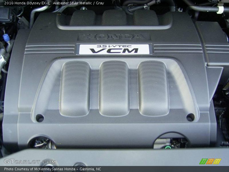 Alabaster Silver Metallic / Gray 2010 Honda Odyssey EX-L