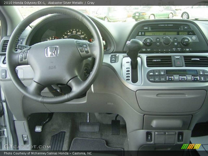 Alabaster Silver Metallic / Gray 2010 Honda Odyssey EX-L