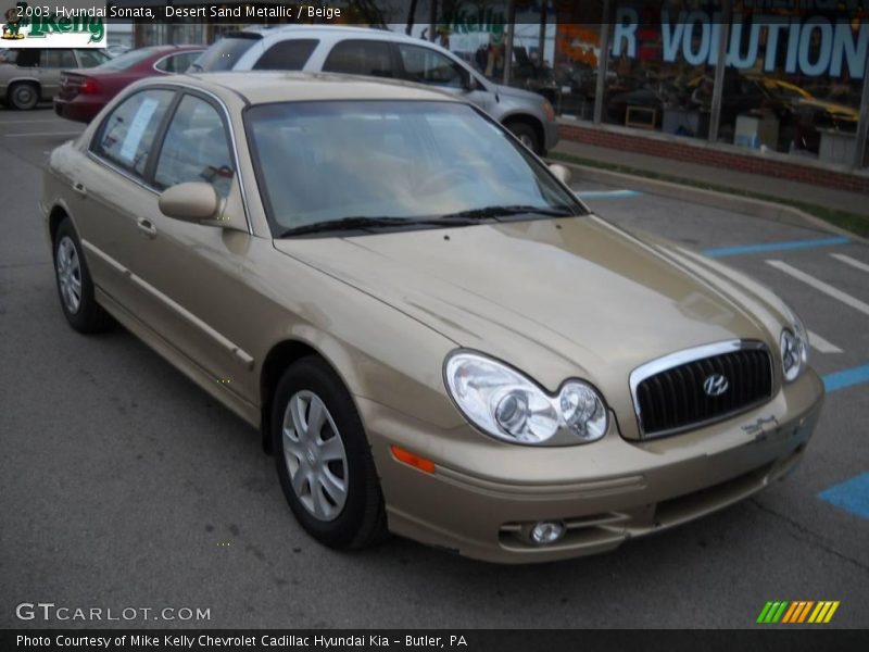 Desert Sand Metallic / Beige 2003 Hyundai Sonata