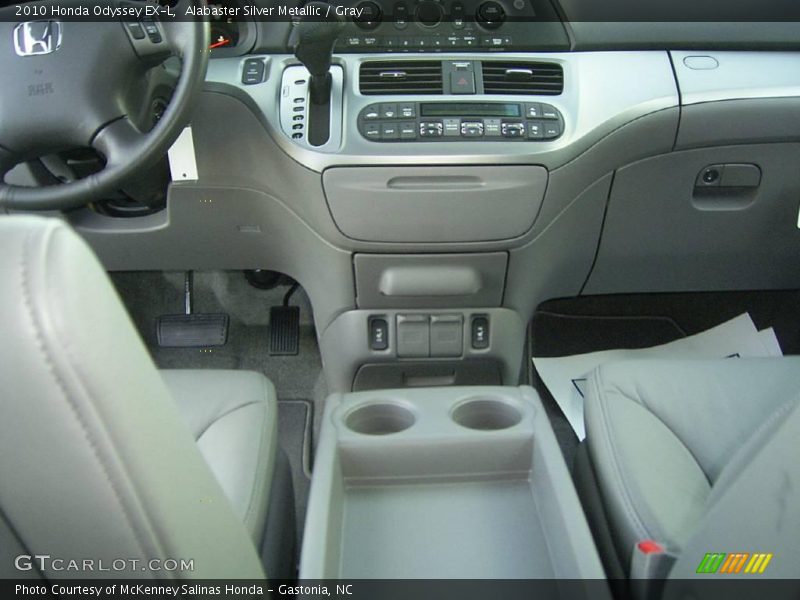 Alabaster Silver Metallic / Gray 2010 Honda Odyssey EX-L