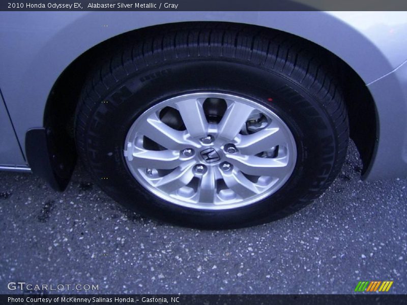 Alabaster Silver Metallic / Gray 2010 Honda Odyssey EX