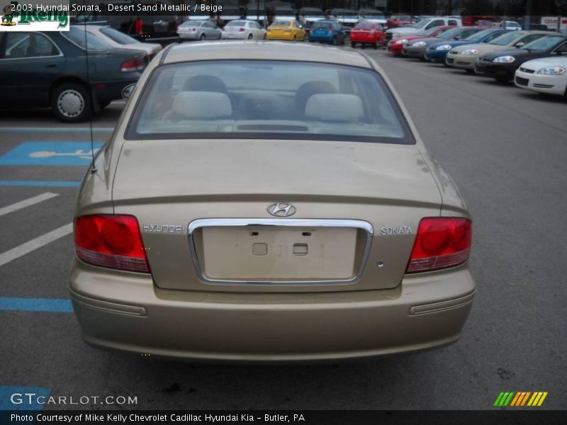 Desert Sand Metallic / Beige 2003 Hyundai Sonata