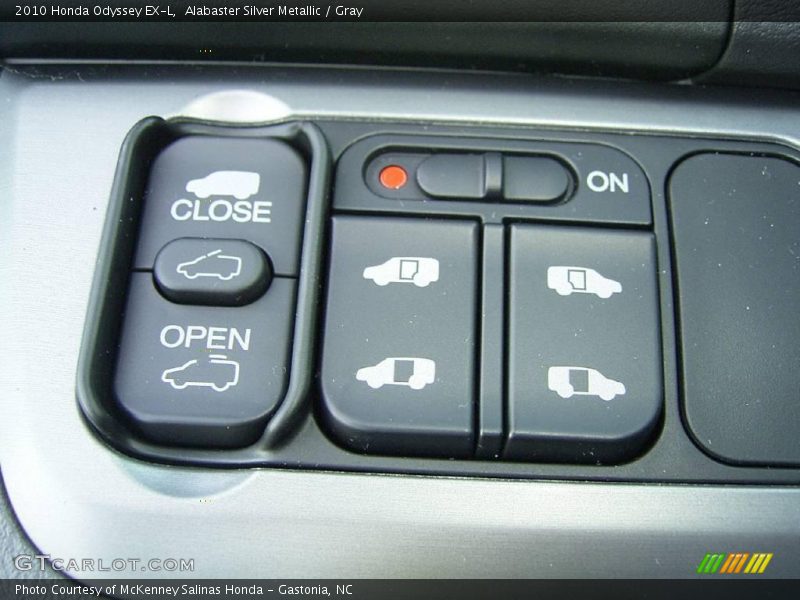 Alabaster Silver Metallic / Gray 2010 Honda Odyssey EX-L