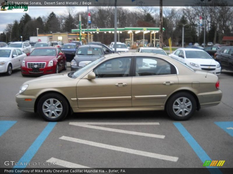 Desert Sand Metallic / Beige 2003 Hyundai Sonata