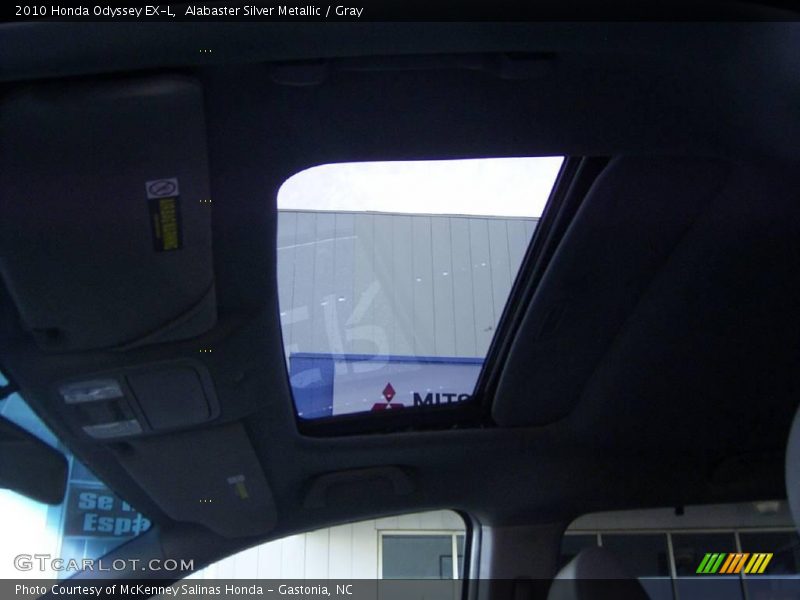 Alabaster Silver Metallic / Gray 2010 Honda Odyssey EX-L