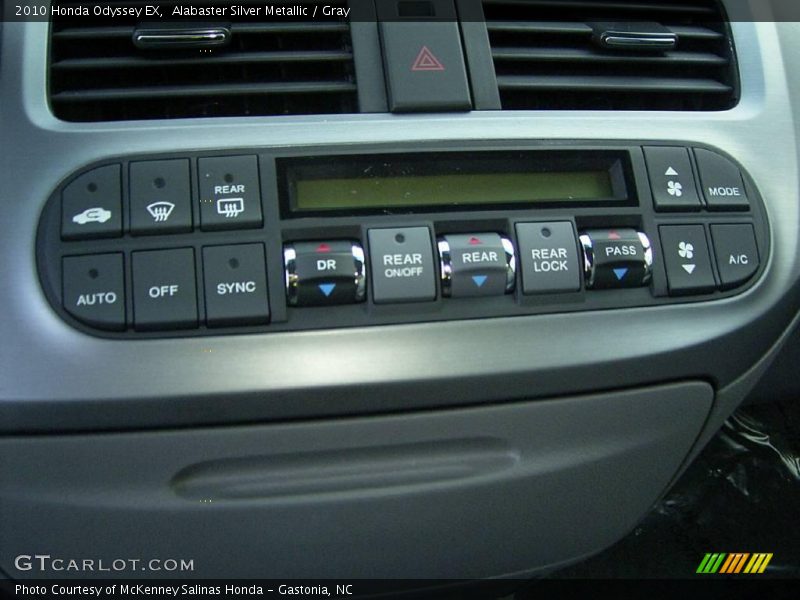 Alabaster Silver Metallic / Gray 2010 Honda Odyssey EX