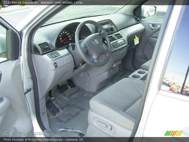 Alabaster Silver Metallic / Gray 2010 Honda Odyssey EX