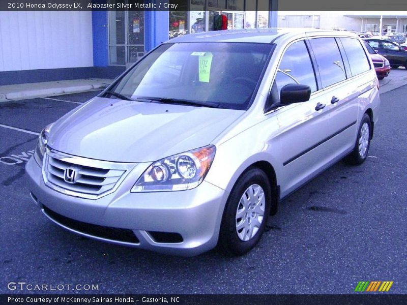 Alabaster Silver Metallic / Gray 2010 Honda Odyssey LX