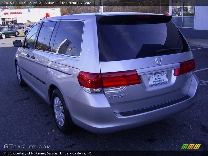 Alabaster Silver Metallic / Gray 2010 Honda Odyssey LX