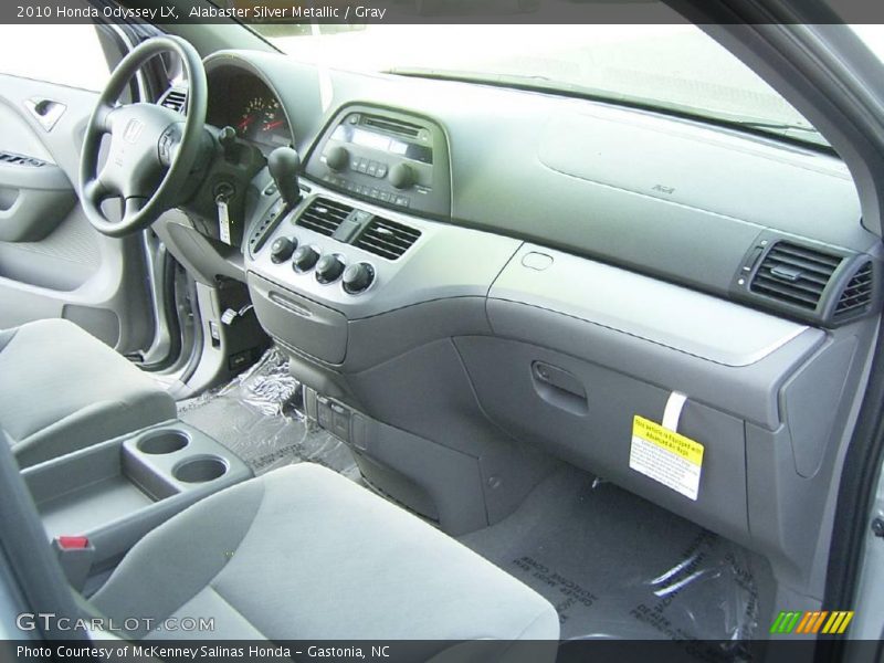 Alabaster Silver Metallic / Gray 2010 Honda Odyssey LX