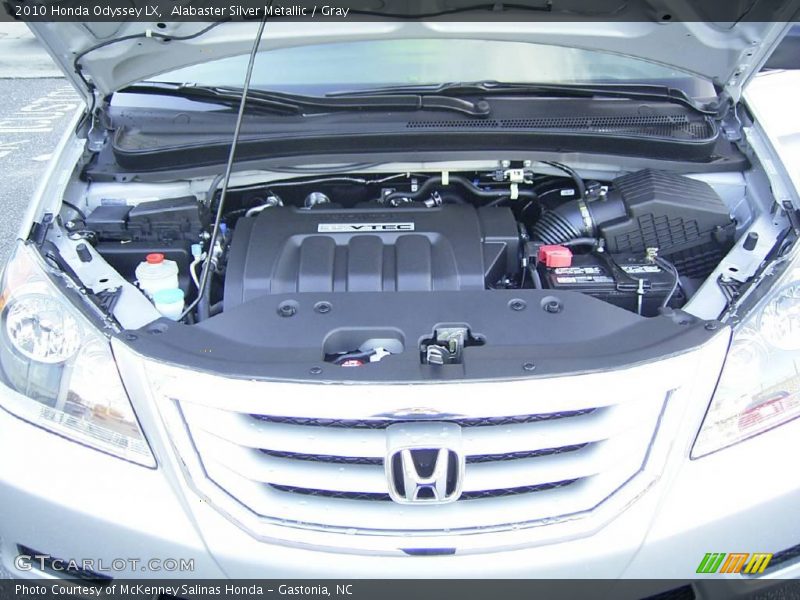 Alabaster Silver Metallic / Gray 2010 Honda Odyssey LX