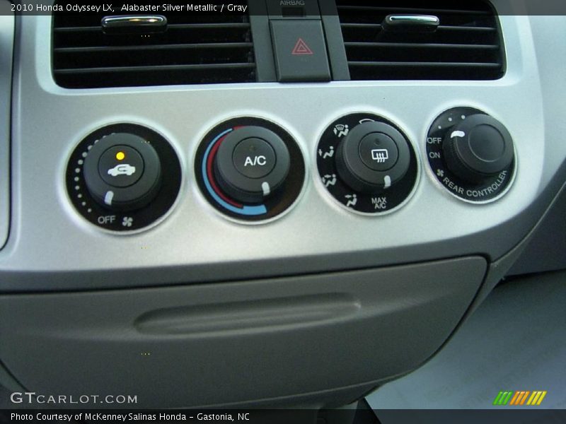 Alabaster Silver Metallic / Gray 2010 Honda Odyssey LX