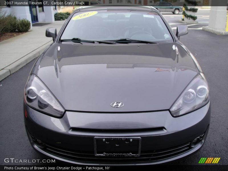 Carbon Gray / Black 2007 Hyundai Tiburon GT