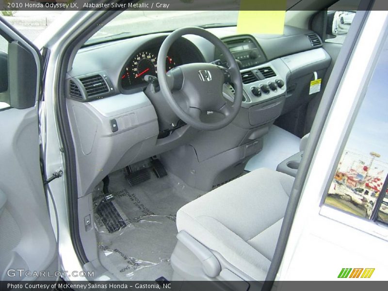 Alabaster Silver Metallic / Gray 2010 Honda Odyssey LX