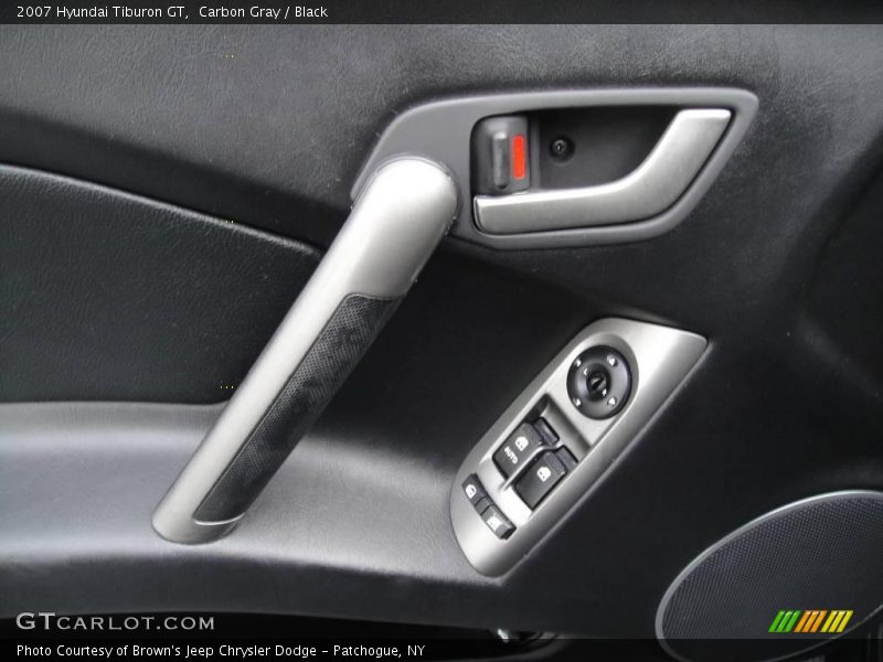 Carbon Gray / Black 2007 Hyundai Tiburon GT