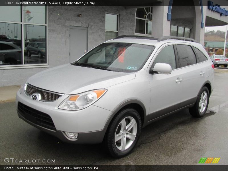 Liquid Silver / Gray 2007 Hyundai Veracruz GLS AWD