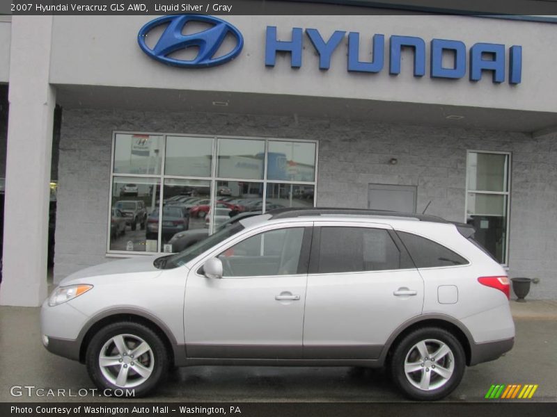 Liquid Silver / Gray 2007 Hyundai Veracruz GLS AWD