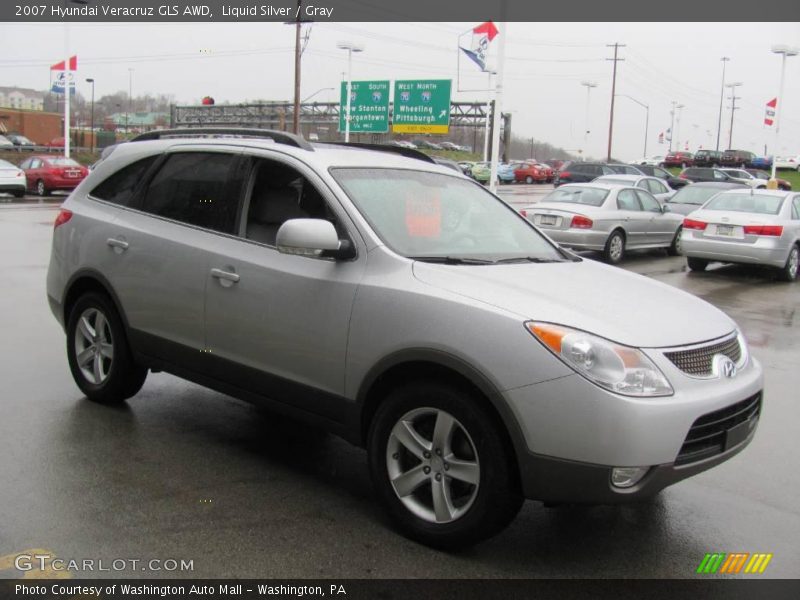 Liquid Silver / Gray 2007 Hyundai Veracruz GLS AWD