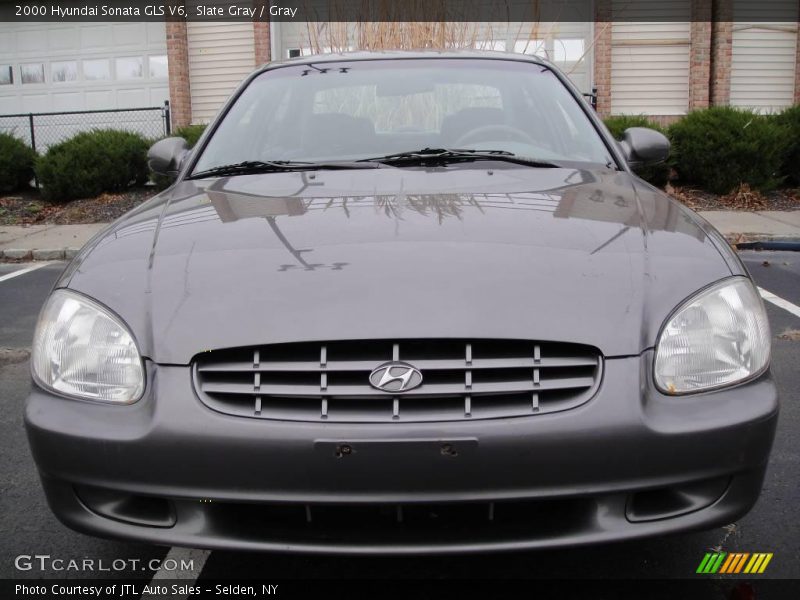 Slate Gray / Gray 2000 Hyundai Sonata GLS V6
